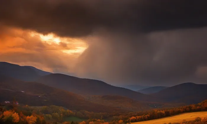 Kostel svatých Petra a Pavla (Petrovice u Sušice) – autumn