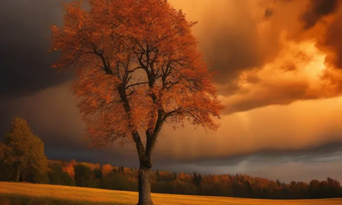 kostel svatých Petra a Pavla (Tištín) – autumn