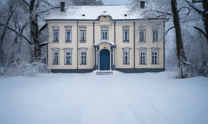 Kostel svatého Antonína Paduánského (Klíny) – winter
