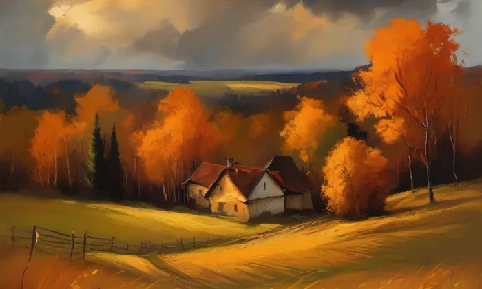 kostel svatého Antonína Paduánského v Holešovicích – autumn