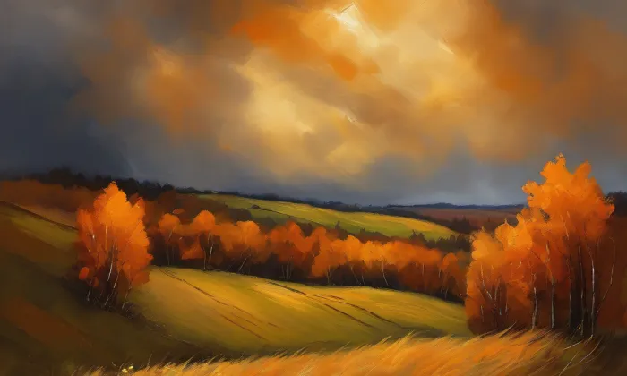 Kostel svatého Bartoloměje (Batňovice) – autumn