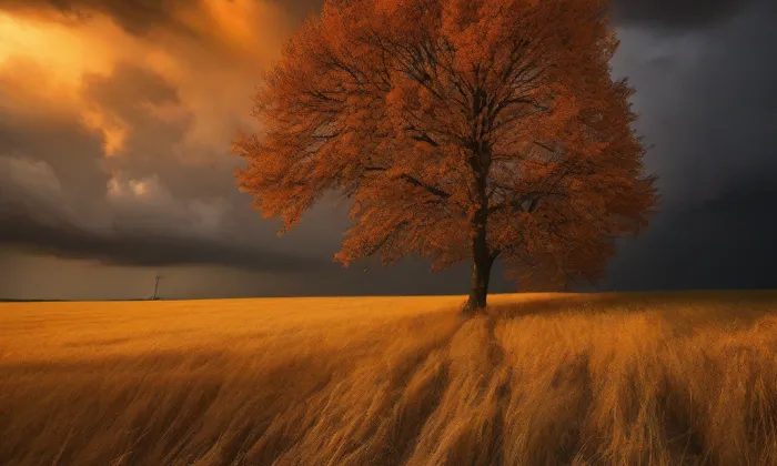 Kostel svatého Bartoloměje (Frymburk) – autumn