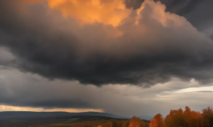 kostel svatého Bartoloměje (Hlohovec) – autumn