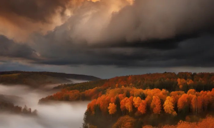 kostel svatého Bartoloměje (Hostouň) – autumn