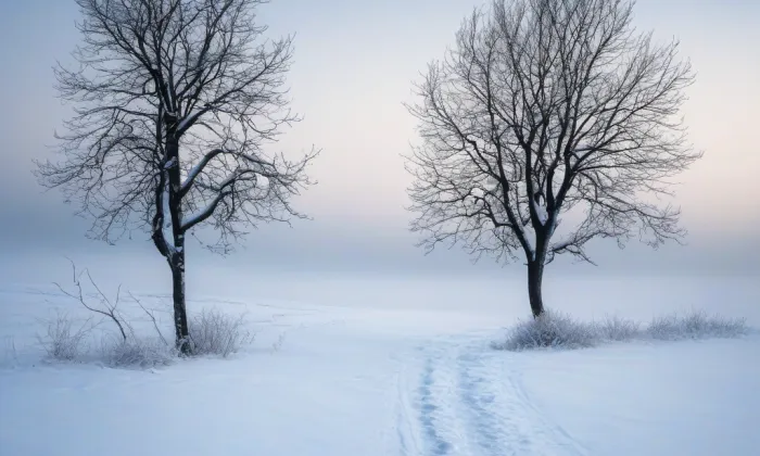 Kostel svatého Bartoloměje (Ktiš) – winter