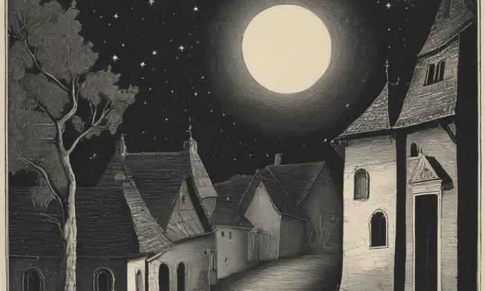 Kostel svatého Bartoloměje (Litultovice) – noc