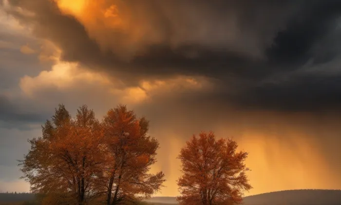 Kostel svatého Bartoloměje (Nečemice) – autumn