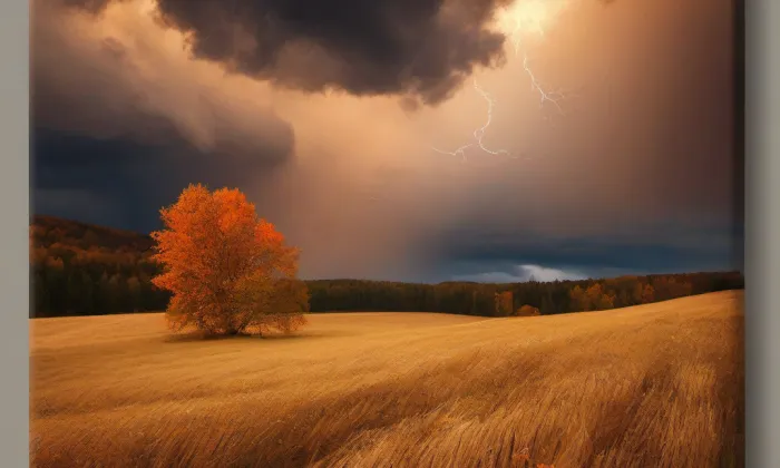 Kostel svatého Bartoloměje (Přílezy) – autumn