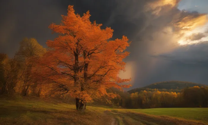 Kostel svatého Bartoloměje (Pardubice-Staré Město) – autumn