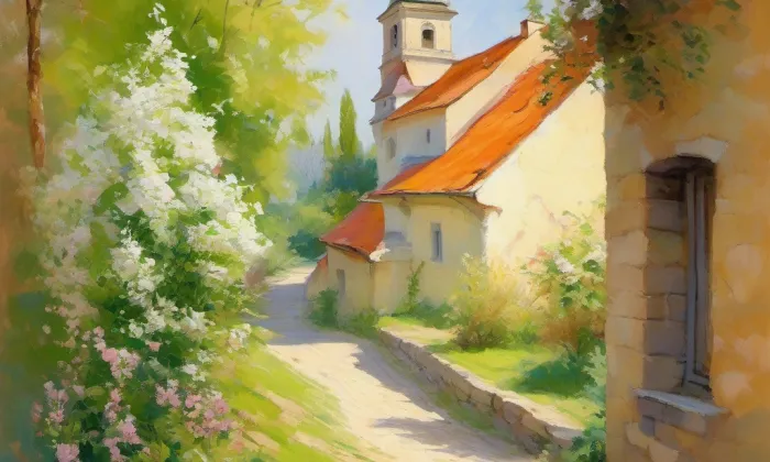 kostel svatého Bartoloměje (Pošná) – spring