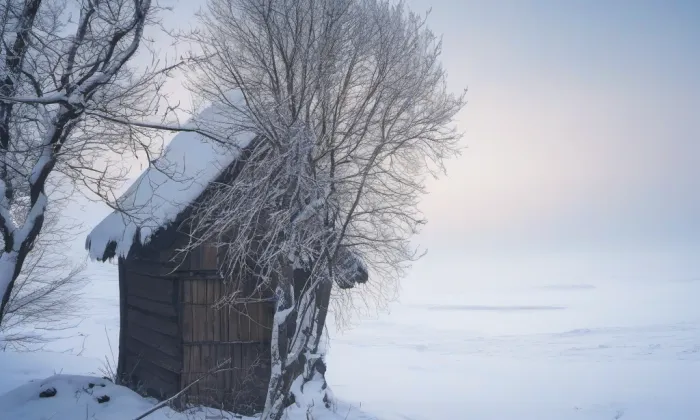 Kostel svatého Bartoloměje (Popovičky) – winter
