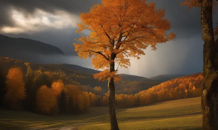 Kostel svatého Bartoloměje (Siřejovice) – autumn