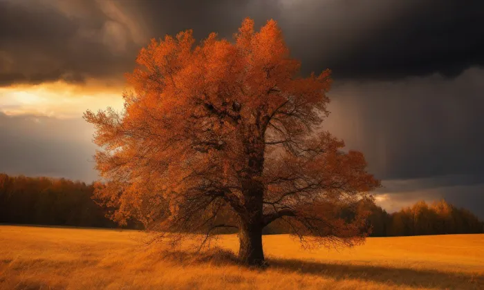 Kostel svatého Bartoloměje (Studénka) – autumn