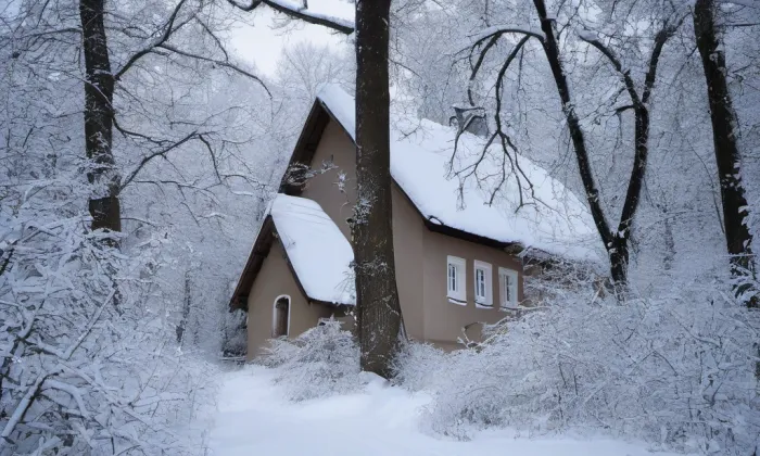 kostel svatého Bartoloměje v Teplicích – winter
