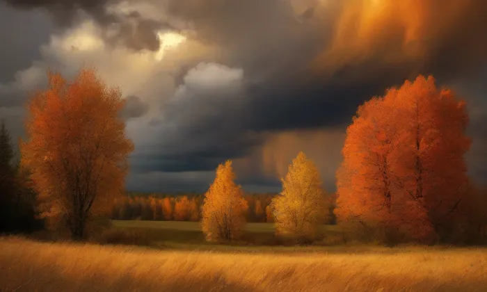 Kostel svatého Benedikta (Pustiměř) – autumn