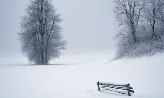 Kostel svatého Cyrila a Metoděje (Nebušice) – winter
