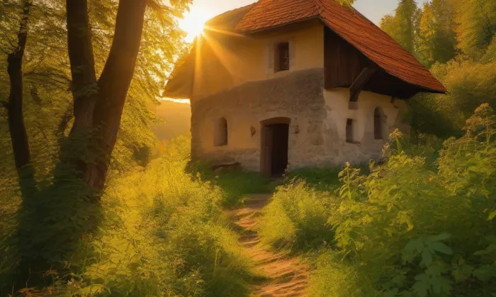 Kostel svatého Cyrila a Metoděje (Podivice) – summer