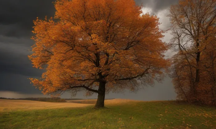 kostel svatého Ducha (Šumná) – autumn