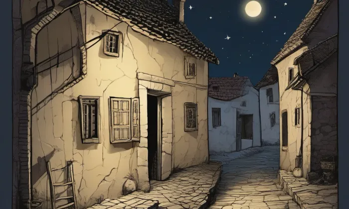kostel svatého Ducha (Šumná) – noc