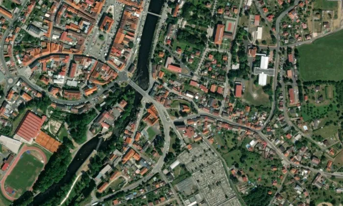 kostel svatého Felixe – letecký pohled