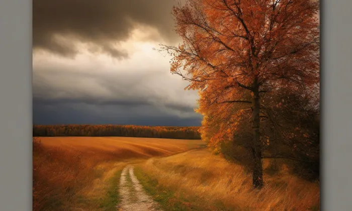 kostel svatého Felixe – autumn