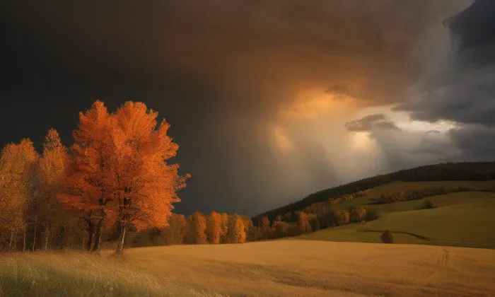 kostel svatého Filipa a Jakuba ve Zlíně – autumn