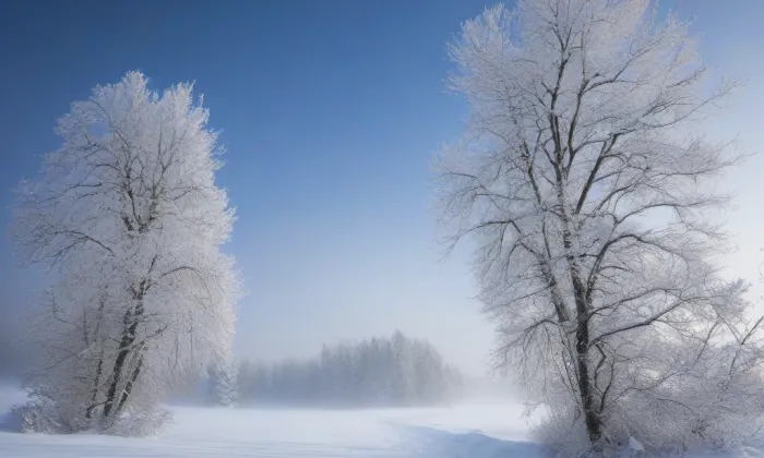 kostel svatého Floriána (Bochoř) – winter