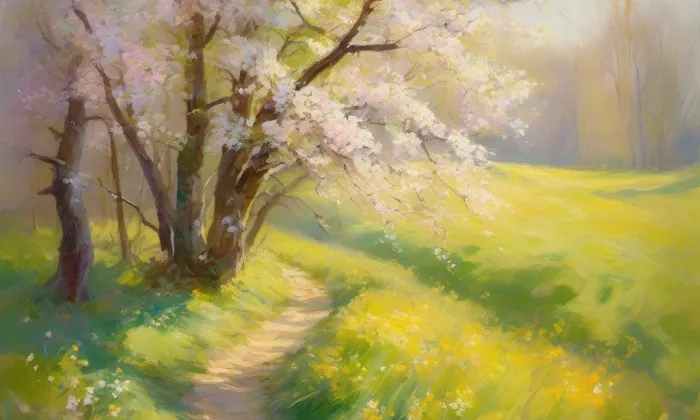 Kostel svatého Floriána (Střítež) – spring