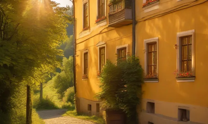 Kostel svatého Floriána (Střítež) – summer