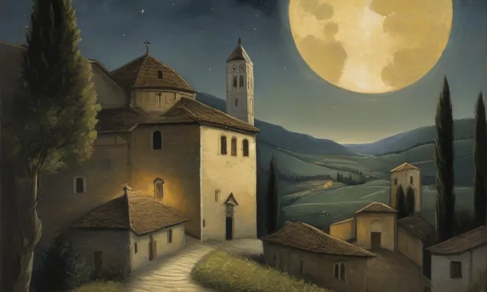 kostel svatého Františka z Assisi (Mikulov) – noc