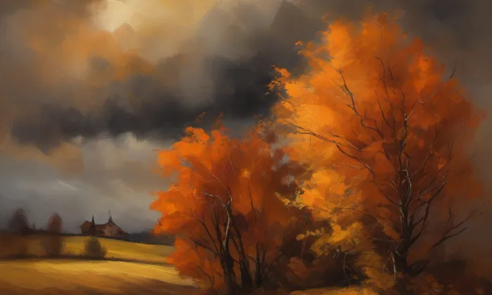 Kostel svatého Havla (Štolmíř) – autumn