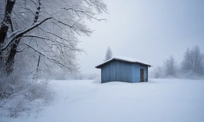 Kostel svatého Havla (Podveky) – winter