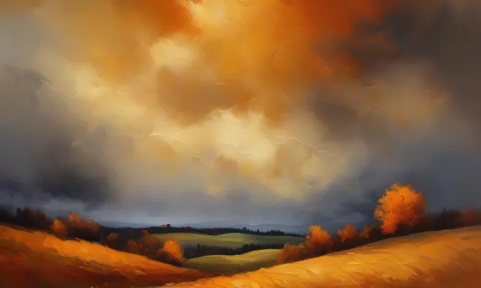 Kostel svatého Havla (Radouň) – autumn