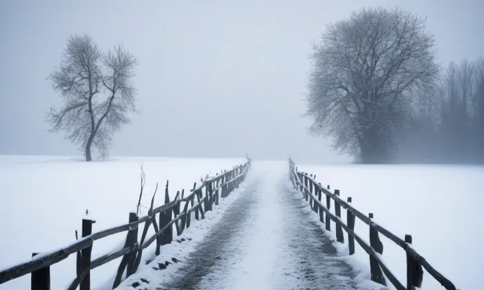 Kostel svatého Havla (Teplýšovice) – winter