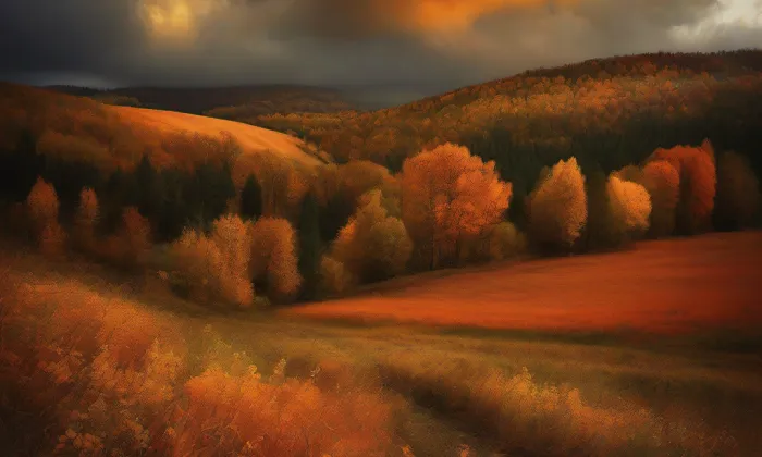 Kostel svatého Jakuba (Bílá Třemešná) – autumn