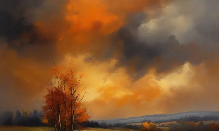 Kostel svatého Jakuba apoštola v Hřivicích – autumn