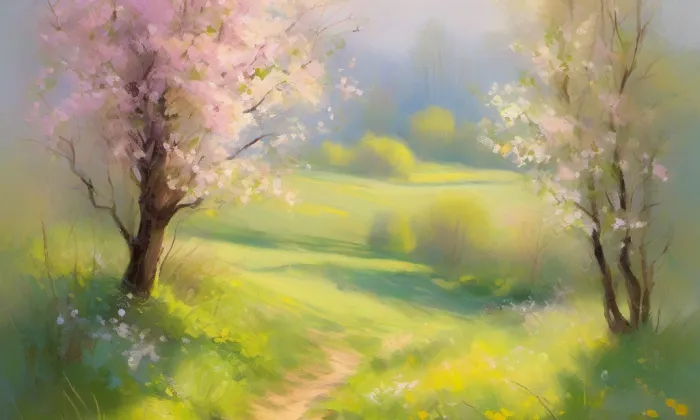 Kostel svatého Jakuba apoštola v Hřivicích – spring