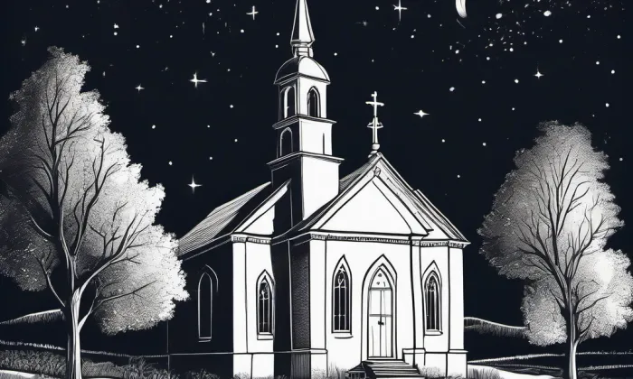 kostel svatého Jakuba Staršího (Příbram) – noc