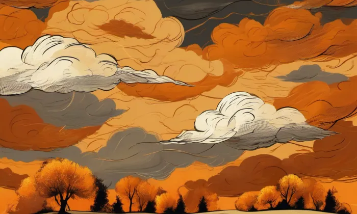 kostel svatého Jakuba Staršího ve Slušticích – autumn