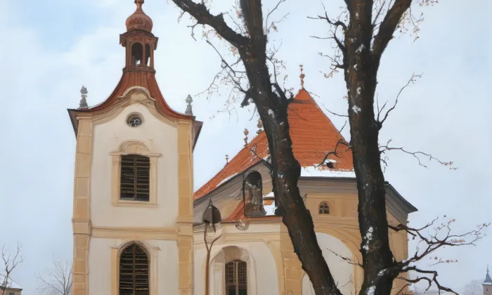 kostel svatého Jakuba Staršího ve Slušticích – historical