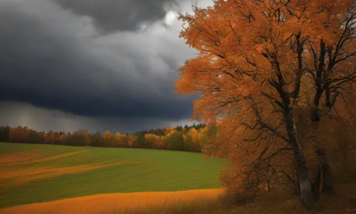 Kostel svatého Jakuba Většího (Železný Brod) – autumn