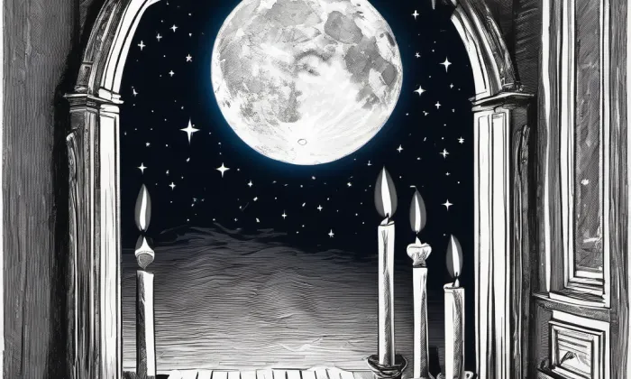 Kostel svatého Jakuba Většího (Červená Třemešná) – noc