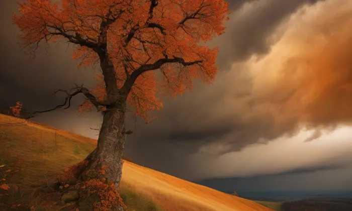 kostel svatého Jakuba Většího (Chotěboř) – autumn