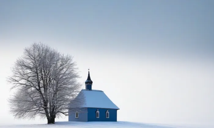 kostel svatého Jakuba Většího (Chotěboř) – winter
