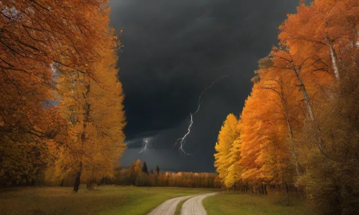 kostel svatého Jakuba Většího (Hodonice) – autumn