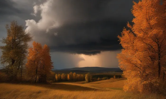 Kostel svatého Jana Křtitele (Janovičky) – autumn