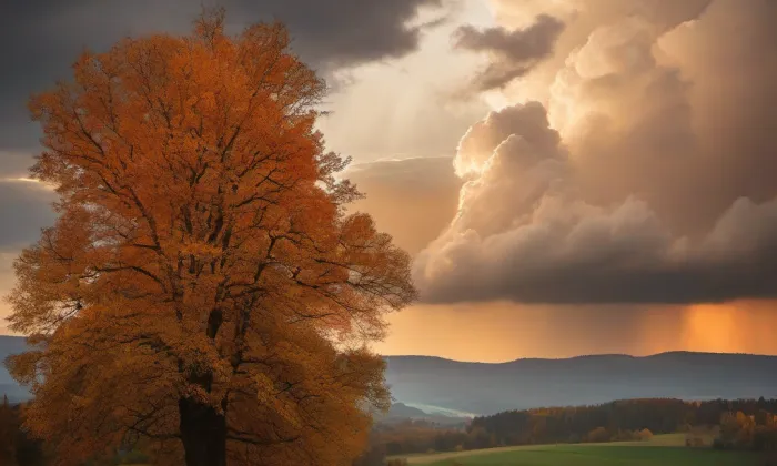 Kostel svatého Jana Křtitele (Janovice nad Úhlavou) – autumn