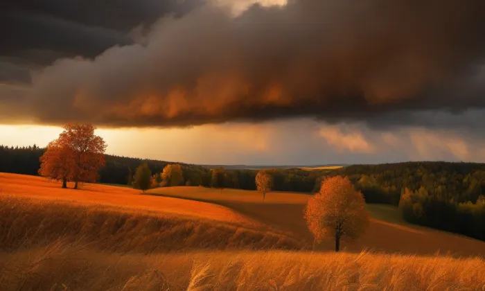 Kostel svatého Jana Křtitele (Náchod) – autumn