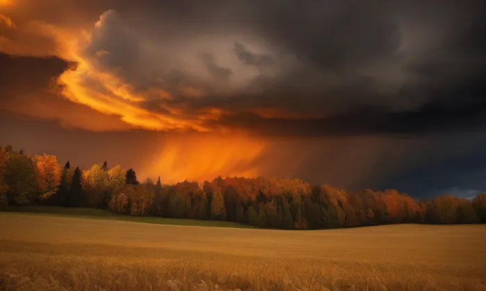 kostel svatého Jana Křtitele (Perálec) – autumn