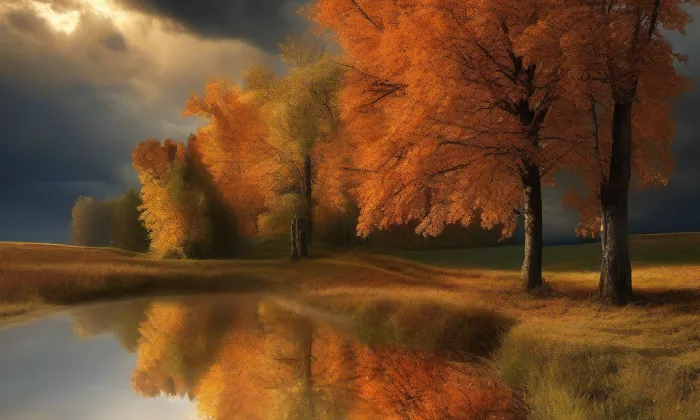 Kostel svatého Jana Křtitele (Skupice) – autumn